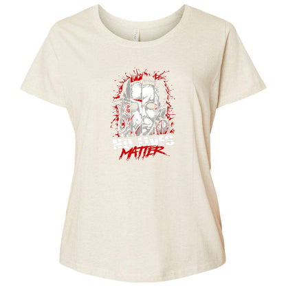 Ladies Curvy Jersey - TFWAWGAD - Natural Heather - 8