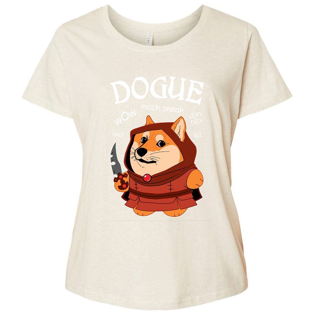 Ladies Curvy Jersey - 8E278WHD - Natural Heather - 8