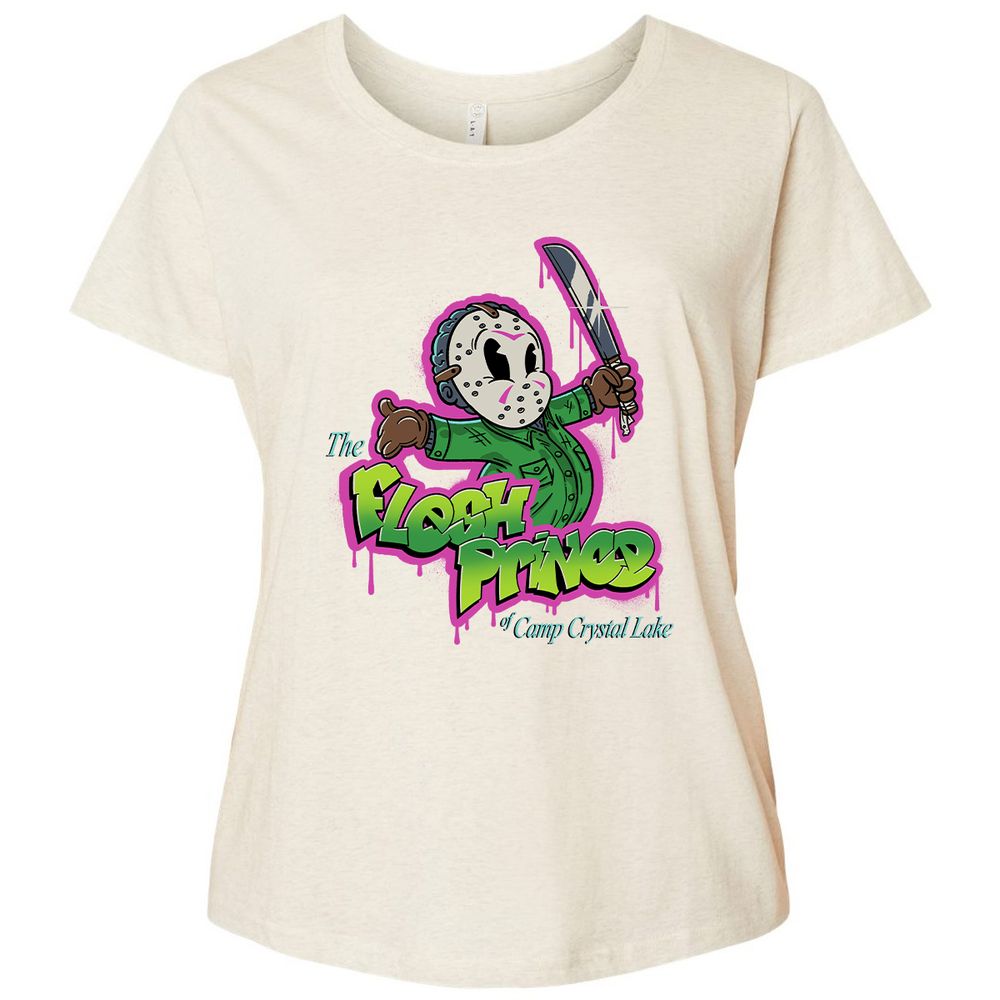 Ladies Curvy Jersey - 83S5R6C7 - Natural Heather - 8