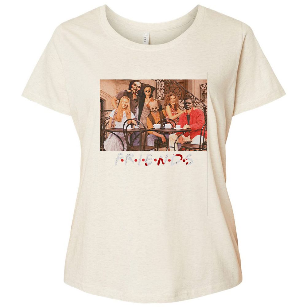 Ladies Curvy Jersey - BJ1BSK9U - Natural Heather - 8