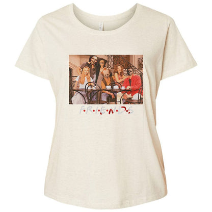 Ladies Curvy Jersey - BJ1BSK9U - Natural Heather - 8