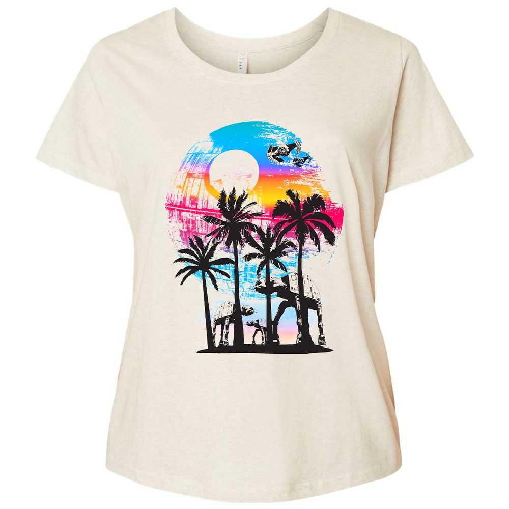 Ladies Curvy Jersey - LFVGDHQY - Natural Heather - 8