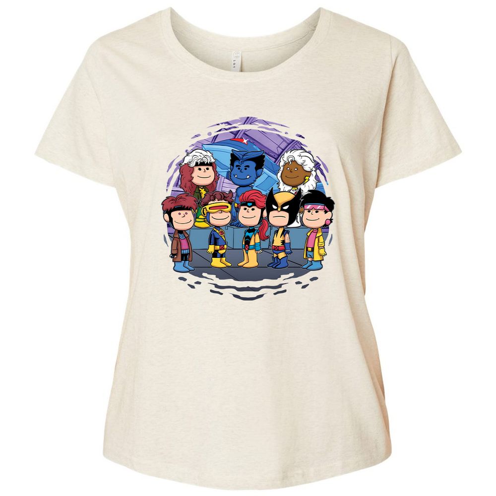 Ladies Curvy Jersey - MS1F6U1H - Natural Heather - 8