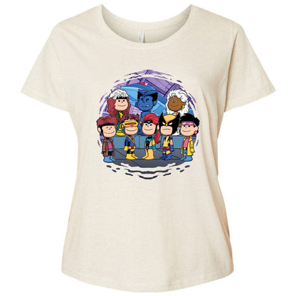 Ladies Curvy Jersey - MS1F6U1H - Natural Heather - 8