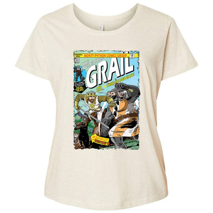 Ladies Curvy Jersey - AASFXSB8 - Natural Heather - 8