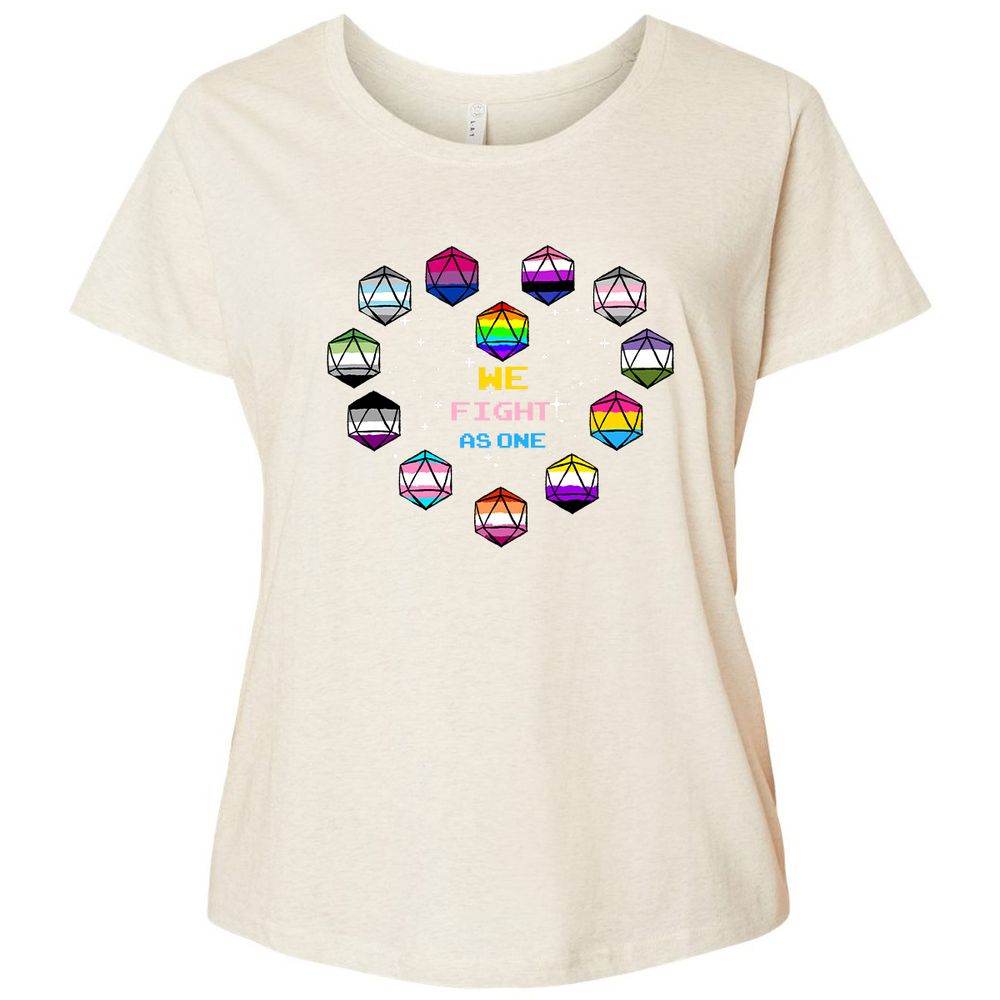 Ladies Curvy Jersey - 3VGZSR44 - Natural Heather - 8