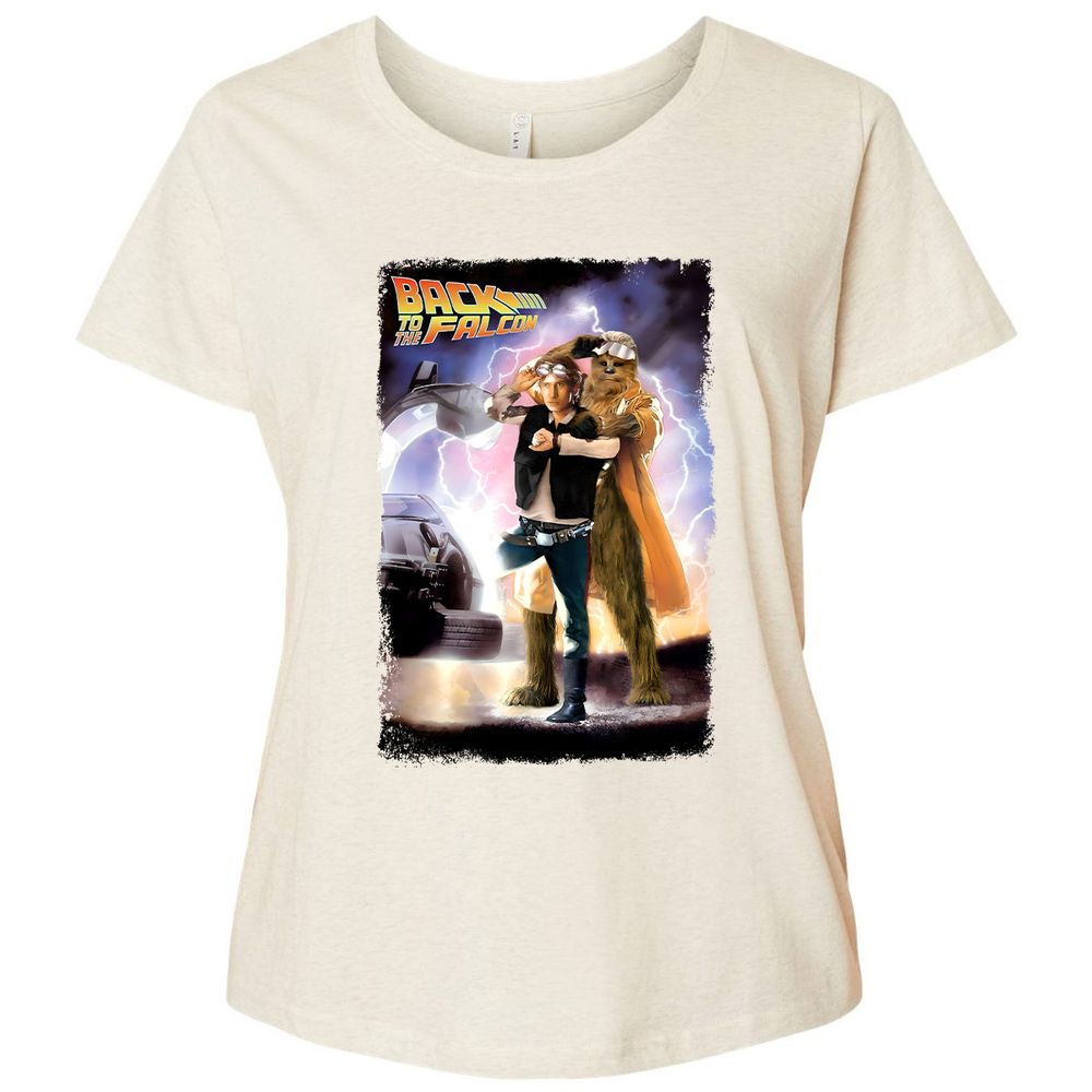 Ladies Curvy Jersey - ELM8FVXR - Natural Heather - 8