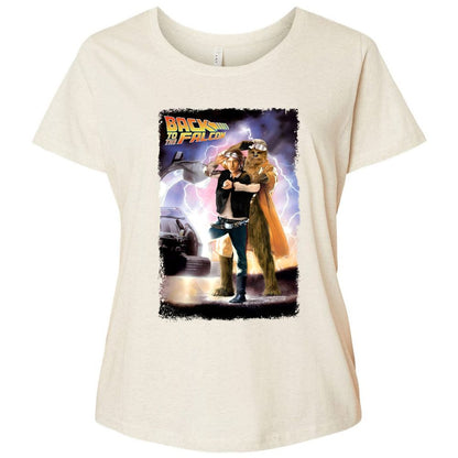 Ladies Curvy Jersey - ELM8FVXR - Natural Heather - 8