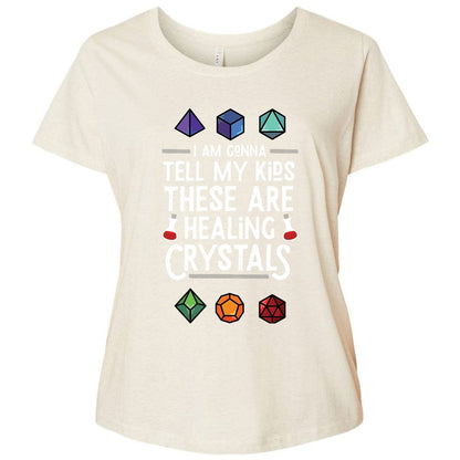 Ladies Curvy Jersey - 9Z6TL5R8 - Natural Heather - 8