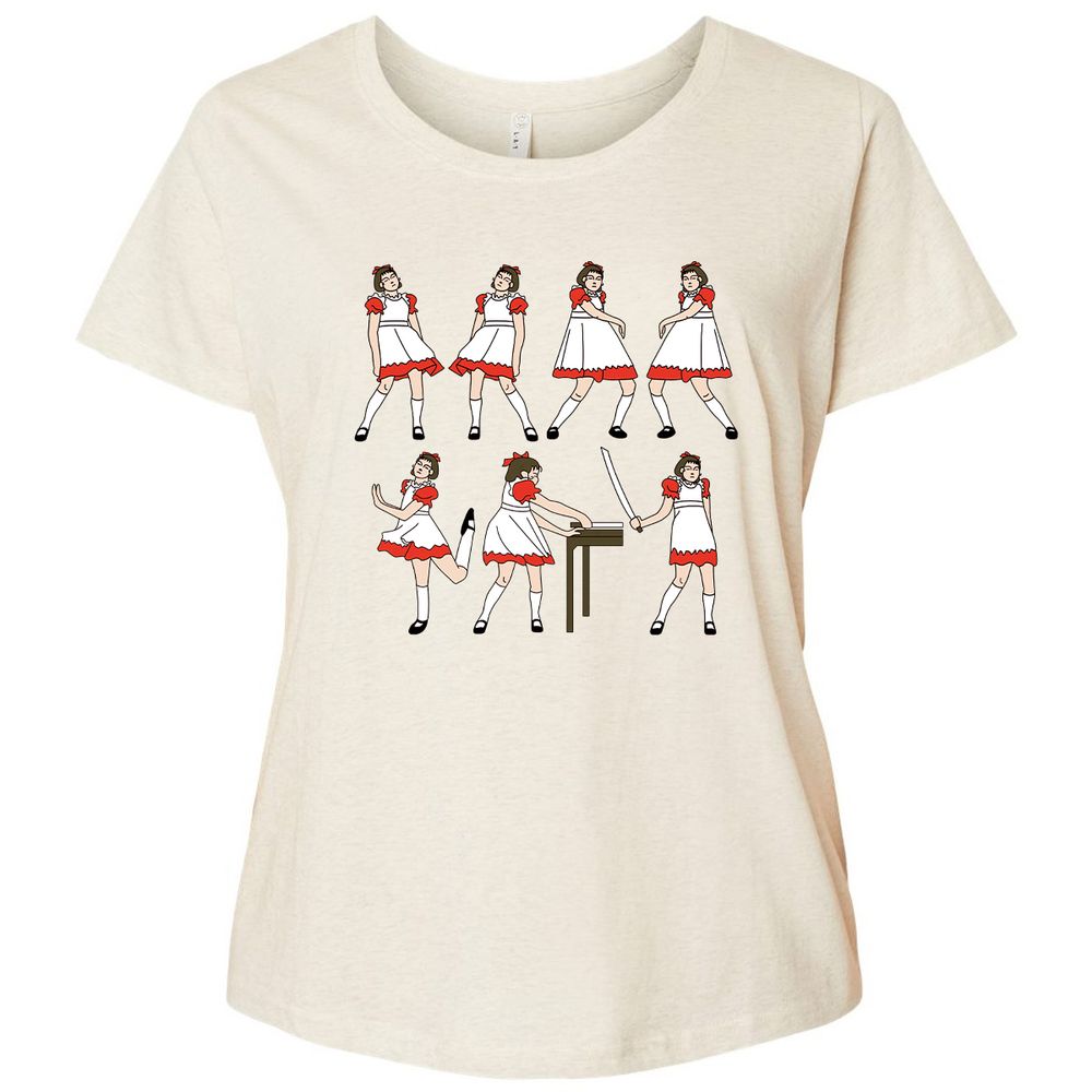 Ladies Curvy Jersey - PTXJHFHP - Natural Heather - 8