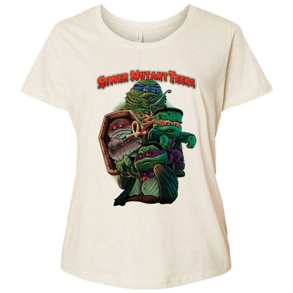 Ladies Curvy Jersey - X3XBLEZV - Natural Heather - 8