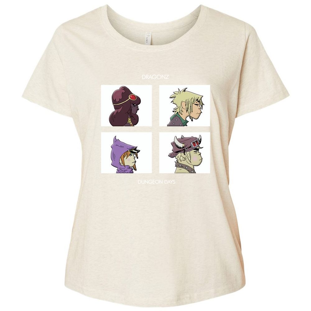 Ladies Curvy Jersey - 4PDUQK5Q - Natural Heather - 8