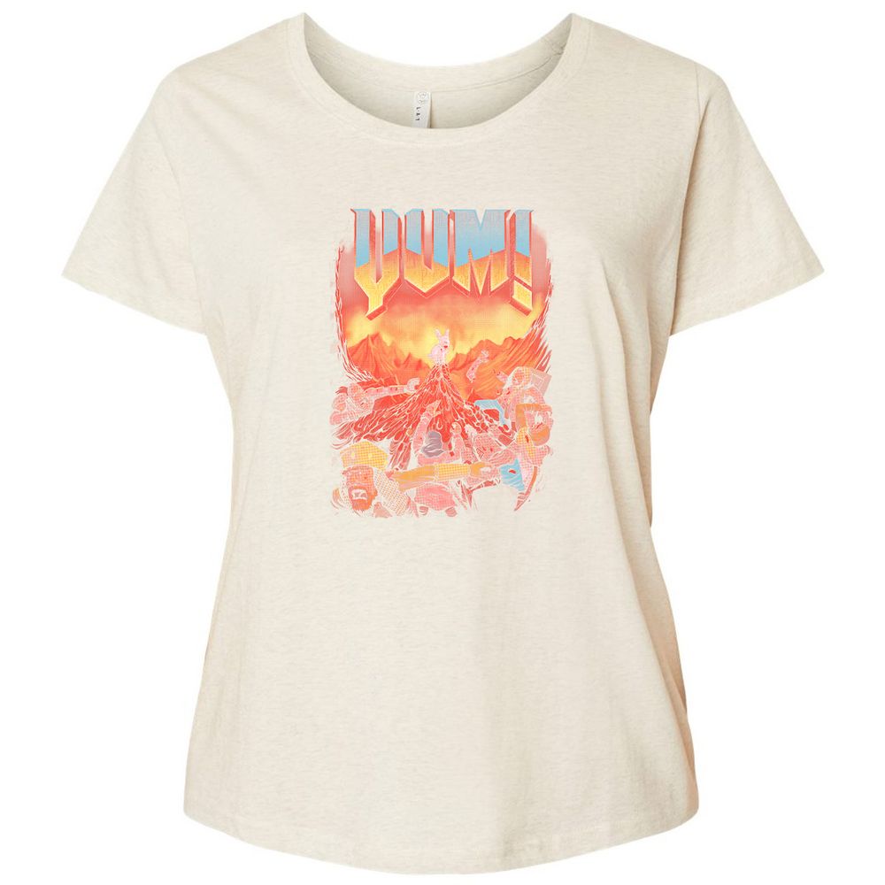 Ladies Curvy Jersey - XR5G1ZDS - Natural Heather - 8