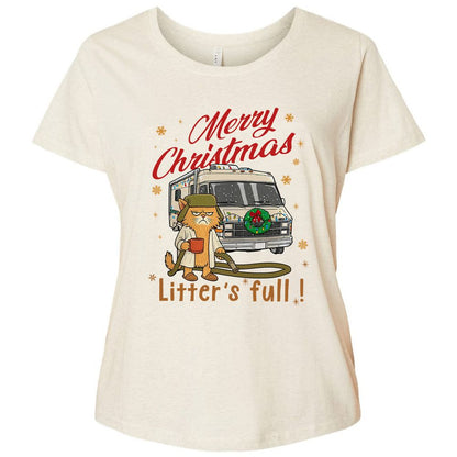 Ladies Curvy Jersey - EHFH8FRH - Natural Heather - 8