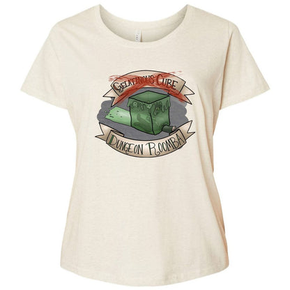 Ladies Curvy Jersey - X9JX851T - Natural Heather - 8