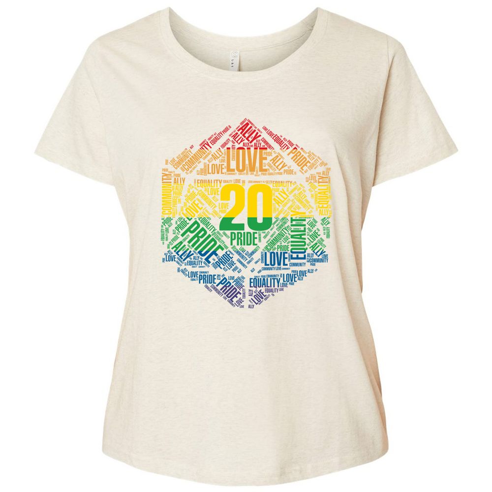 Ladies Curvy Jersey - BZZ7AR47 - Natural Heather - 8