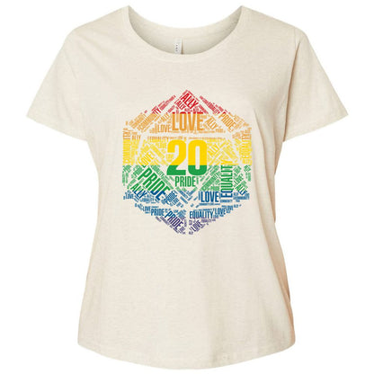 Ladies Curvy Jersey - BZZ7AR47 - Natural Heather - 8