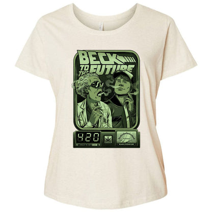 Ladies Curvy Jersey - KNYV49UX - Natural Heather - 8