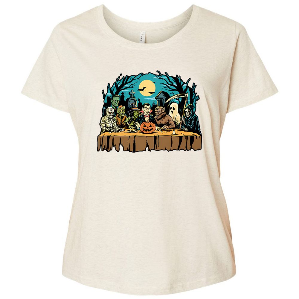 Ladies Curvy Jersey - WHCK8PGE - Natural Heather - 8