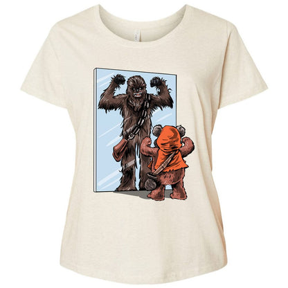 Ladies Curvy Jersey - A1SSYFNF - Natural Heather - 8