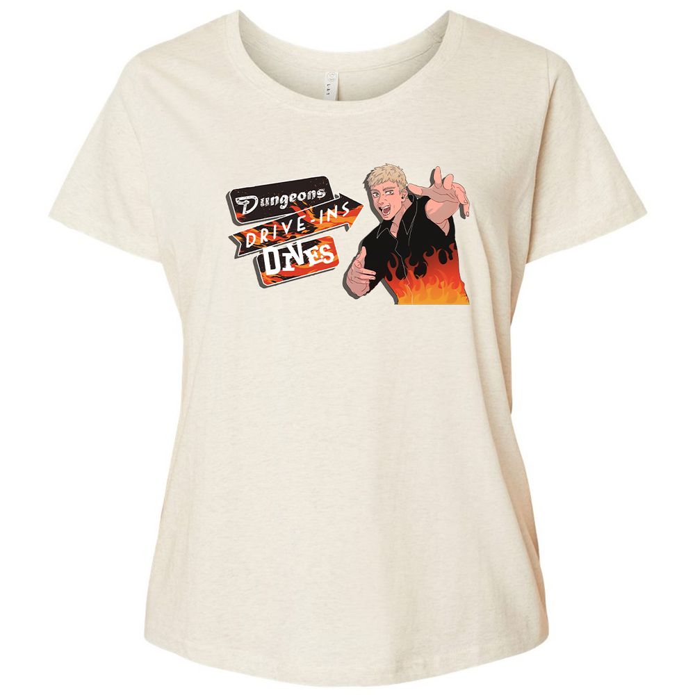 Ladies Curvy Jersey - 6SL4F4R6 - Natural Heather - 8