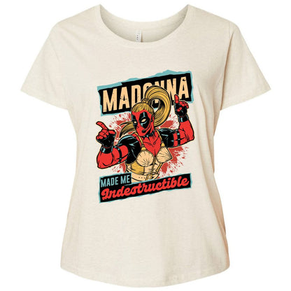 Ladies Curvy Jersey - Q8WHPBEC - Natural Heather - 8