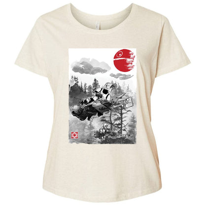 Ladies Curvy Jersey - WSJNQ7NN - Natural Heather - 8