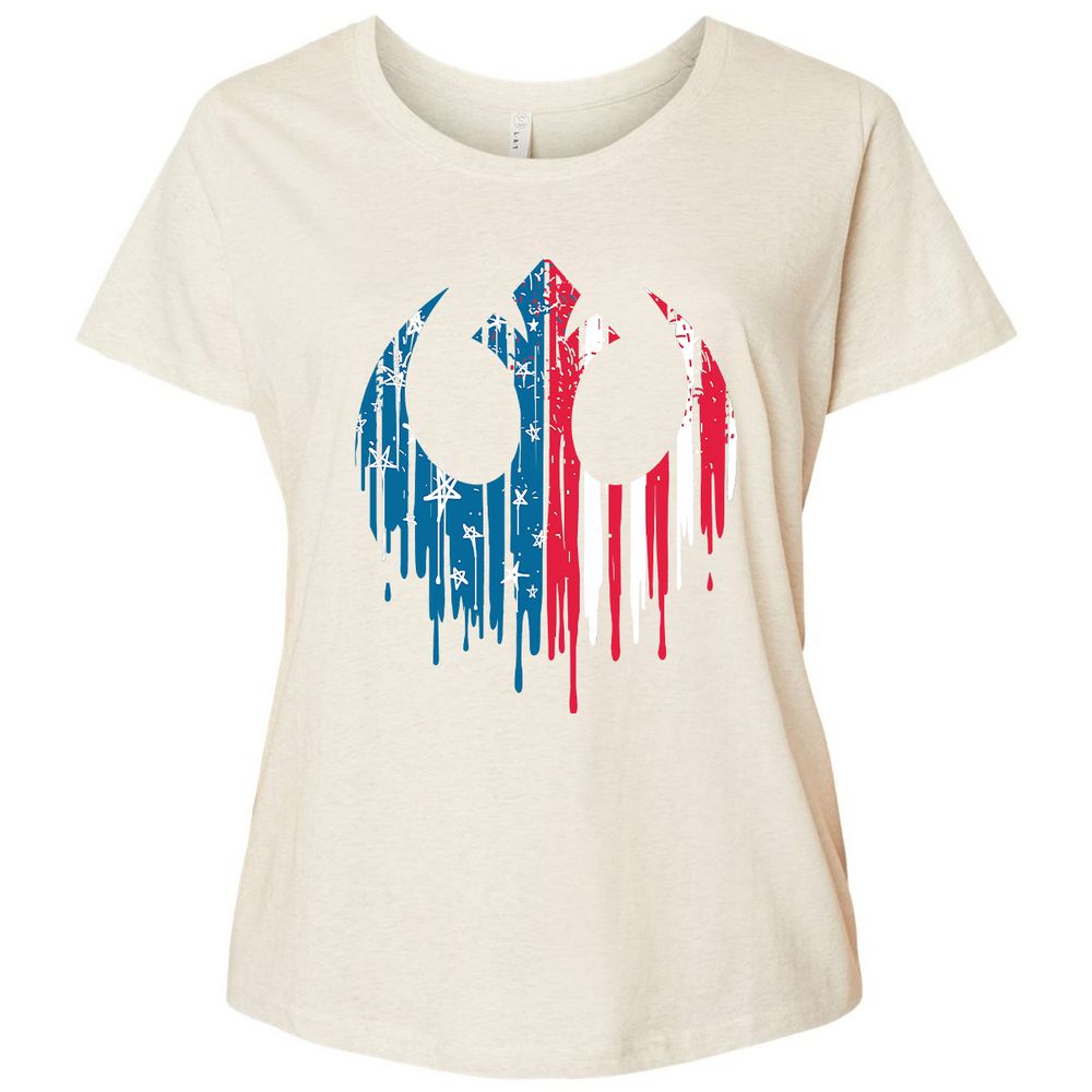 Ladies Curvy Jersey - 5B6VAK49 - Natural Heather - 8