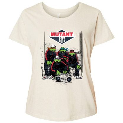 Ladies Curvy Jersey - 3QRGC348 - Natural Heather - 8