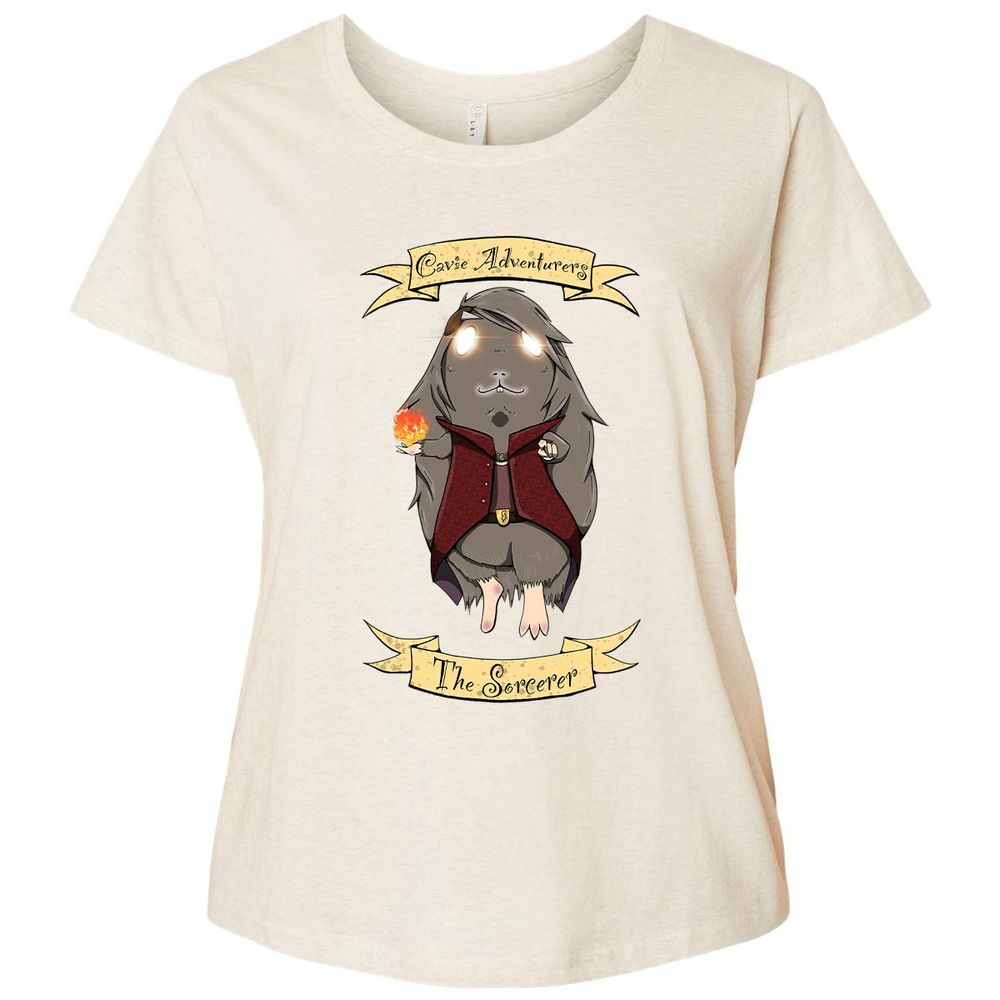 Ladies Curvy Jersey - B3FULKR2 - Natural Heather - 8