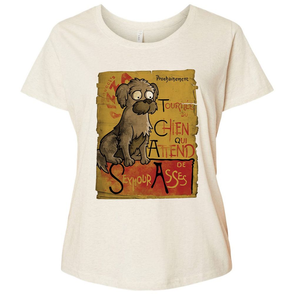 Ladies Curvy Jersey - 1KKCCT1G - Natural Heather - 8