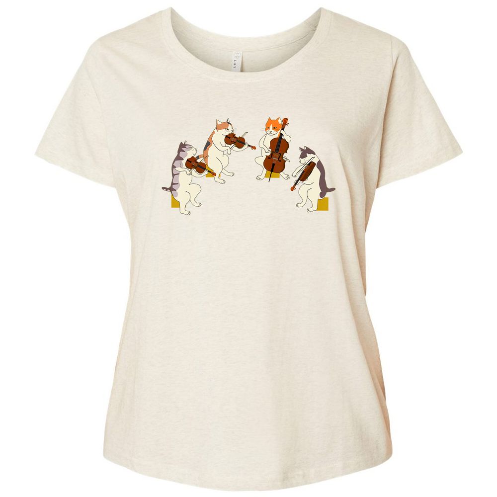 Ladies Curvy Jersey - 4R1AYBVU - Natural Heather - 8