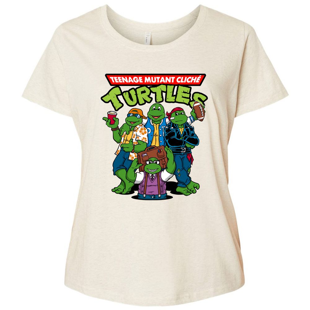 Ladies Curvy Jersey - K6666KVZ - Natural Heather - 8