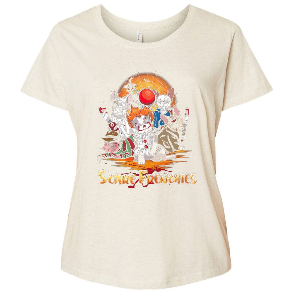 Ladies Curvy Jersey - 7EM7V7Q1 - Natural Heather - 8