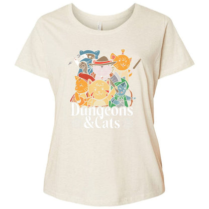 Ladies Curvy Jersey - GZ8HUNGY - Natural Heather - 8