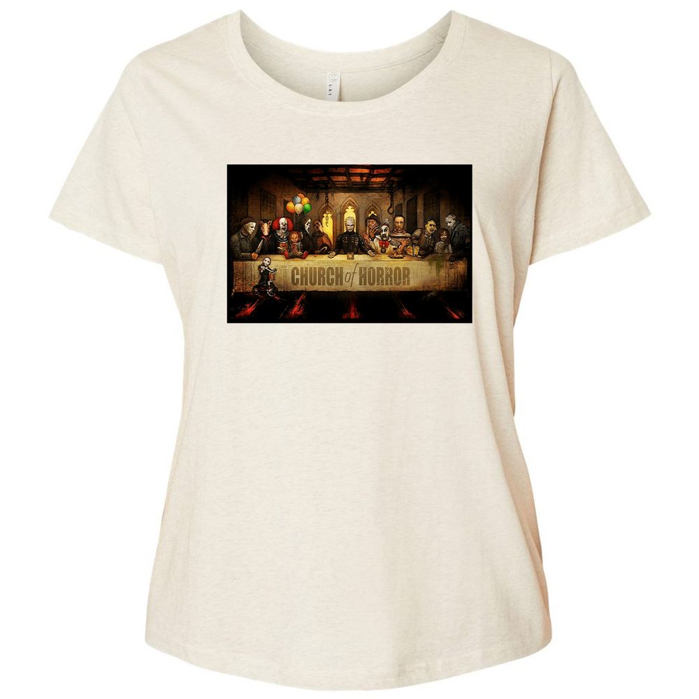 Ladies Curvy Jersey - Q9VBP9VU - Natural Heather - 8