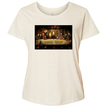 Ladies Curvy Jersey - Q9VBP9VU - Natural Heather - 8