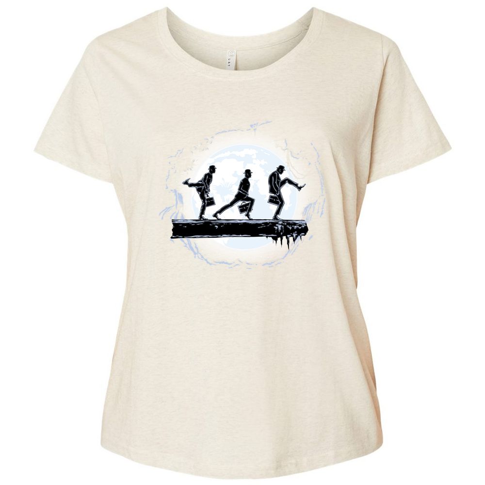 Ladies Curvy Jersey - JLJP6AYF - Natural Heather - 8