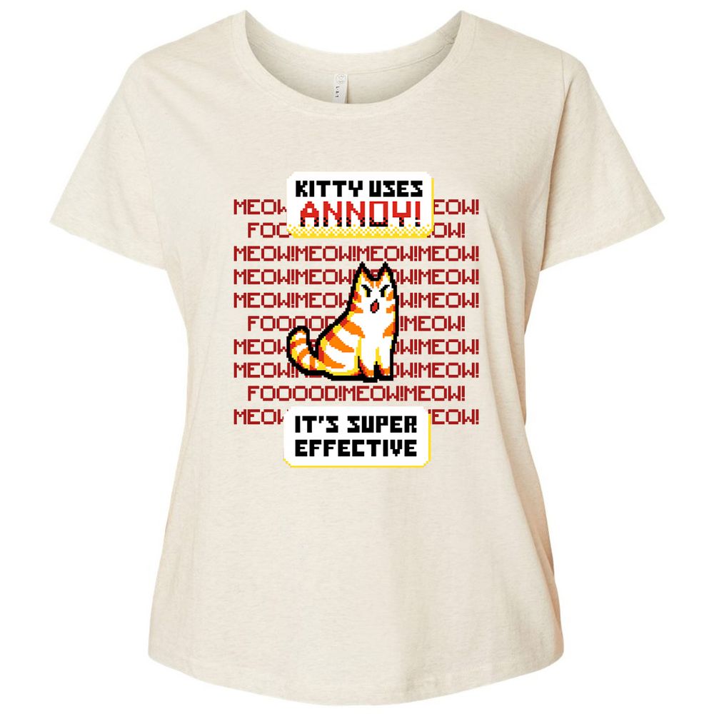 Ladies Curvy Jersey - XTG57RW4 - Natural Heather - 8