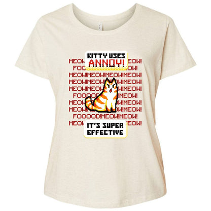 Ladies Curvy Jersey - XTG57RW4 - Natural Heather - 8