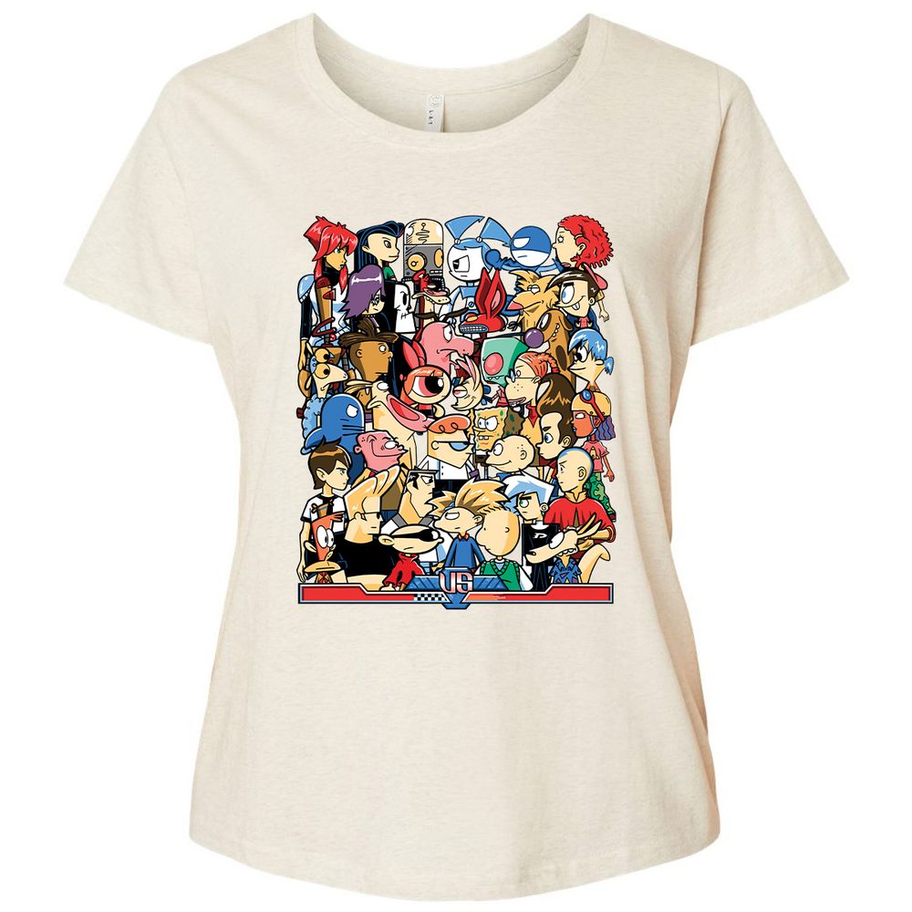 Ladies Curvy Jersey - A7A2ZN65 - Natural Heather - 8