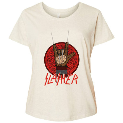 Ladies Curvy Jersey - RZEXJMFV - Natural Heather - 8