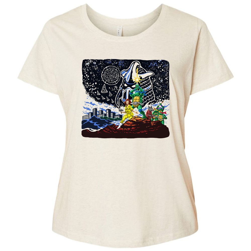 Ladies Curvy Jersey - AREZRQXX - Natural Heather - 8