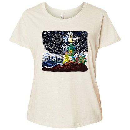 Ladies Curvy Jersey - AREZRQXX - Natural Heather - 8