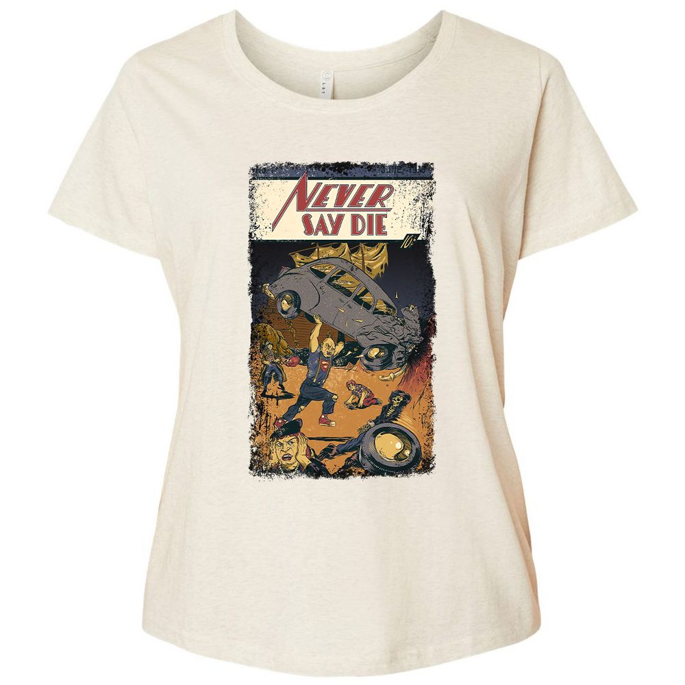 Ladies Curvy Jersey - 78BJQ1LM - Natural Heather - 8