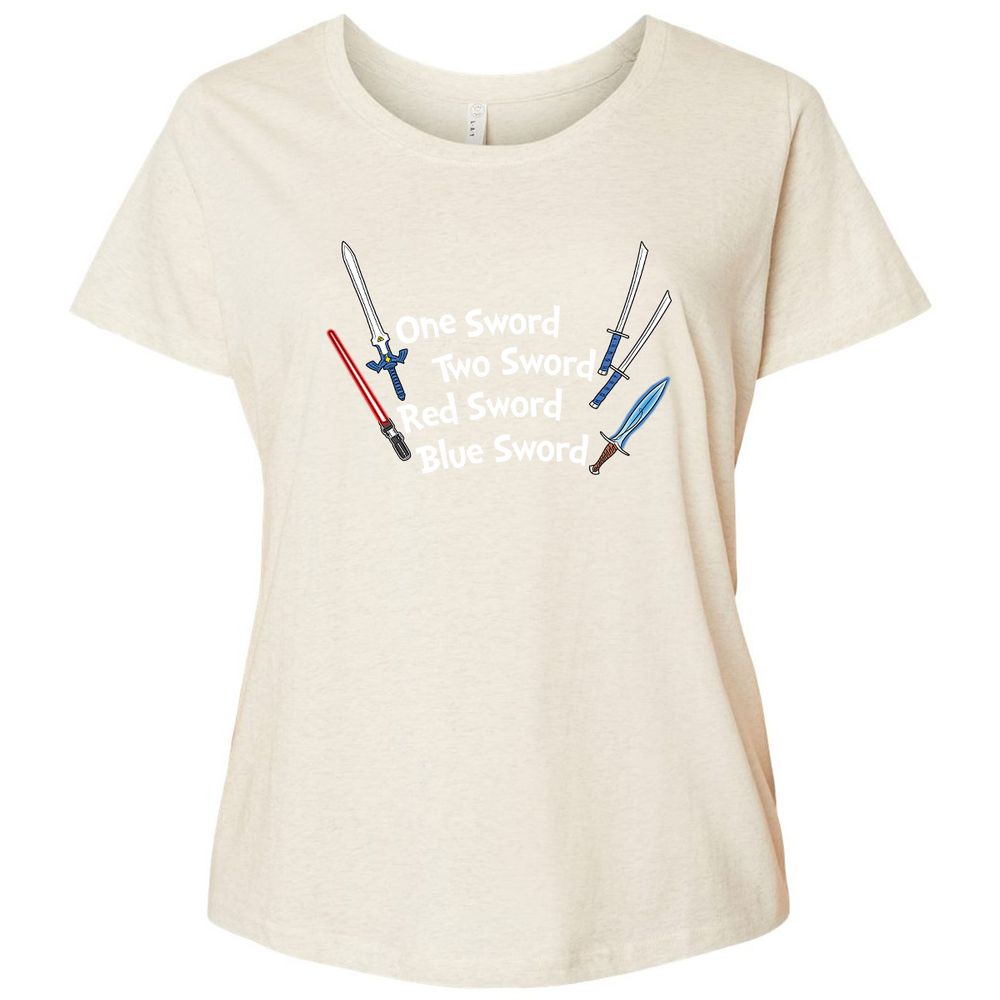 Ladies Curvy Jersey - MTEQSGL7 - Natural Heather - 8