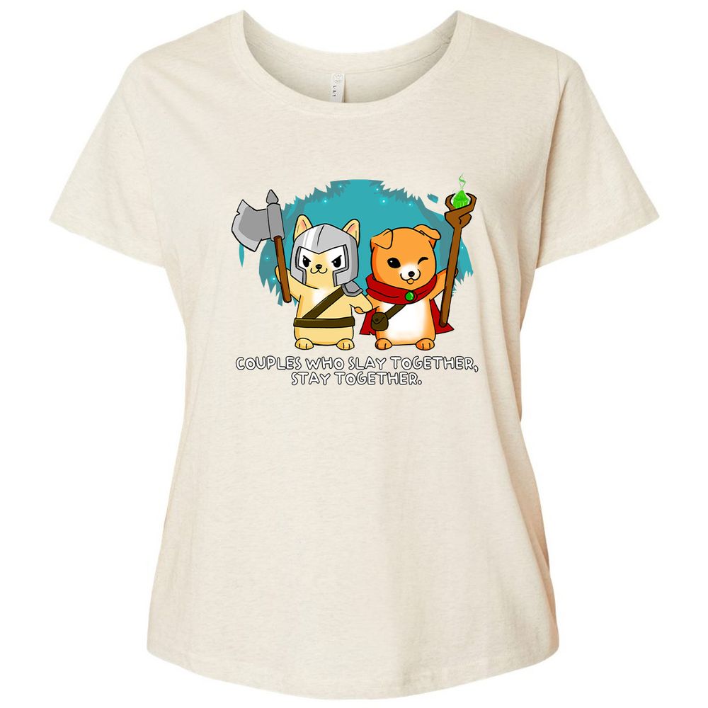 Ladies Curvy Jersey - LDP2DESS - Natural Heather - 8