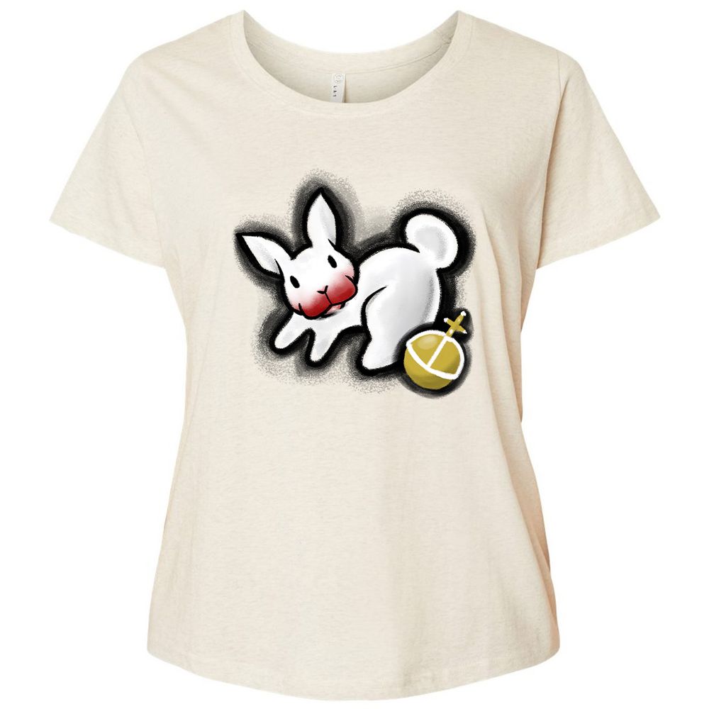 Ladies Curvy Jersey - 5SKNGMXM - Natural Heather - 8