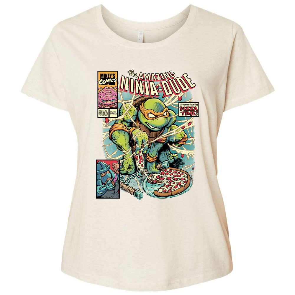 Ladies Curvy Jersey - F28MP4PY - Natural Heather - 8