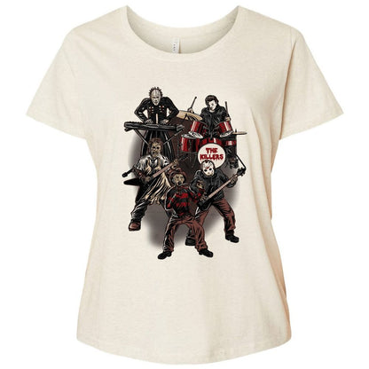 Ladies Curvy Jersey - UQG4PM1Y - Natural Heather - 8